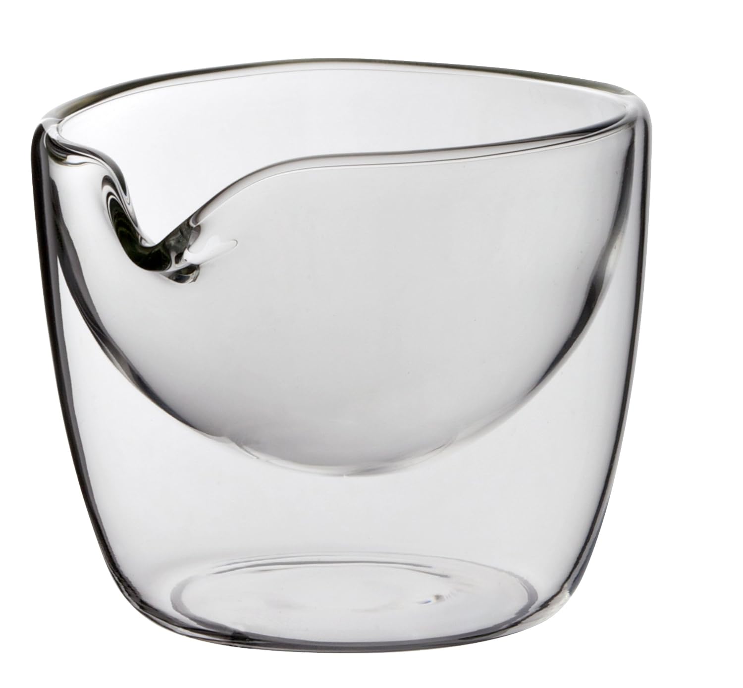 Hospitality Glass Brands HG90046-006 Double-Walled Creamer, 3 oz. (Pack of 6)