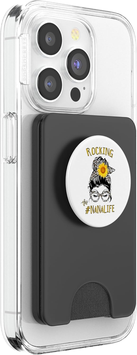 Rocking The Nana Life Grandma Women Christmas Mother's Day PopSockets PopWallet for MagSafe