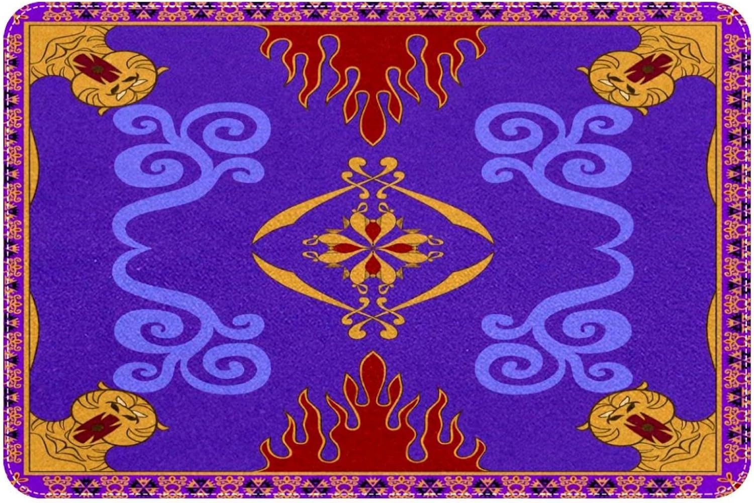 Area Rugs Indoor Door Mat,Aladdins Magic Carpet,Washable