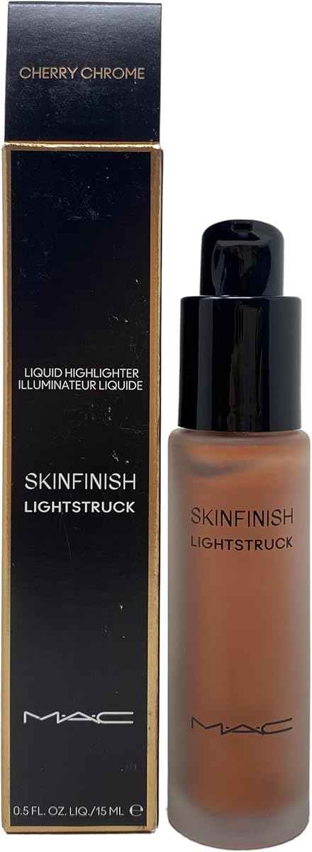 M.A.C Cosmetics Skinfinish Lightstruck Liquid Highlighter - Cherry Chrome - (Orange copper) 0.5 fl oz / 15 mL