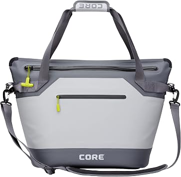 CORE Insulated Leak Proof Soft Coolers for Camping, Outdoor, Lunch, Travel, Picnic, Beach Accessories / 12 Can / 20 Can / 30 Can / 36 Can Small & Large Portable Cooler Tote Bags