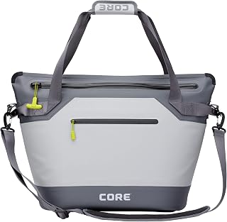 CORE Insulated Leak Proof Soft Coolers for Camping, Outdoor, Lunch, Travel, Picnic, Beach Accessories / 12 Can / 20 Can / 30 Can / 36 Can Small & Large Portable Cooler Tote Bags