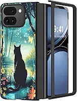 Capa dobrável para Pixel 9 Pro, capa ultrafina de policarbonato rígido de 1,2 mm - fosco antiarranhões e impressões digitais, proteção à prova de choque, capa de telefone durável e leve
