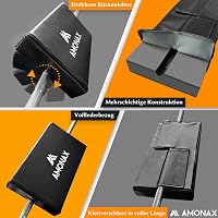 AMONAX Extra vastag csípőtolás pad, tartós edzőpad barbell-hez, uniszex fitness kiegészítő 4