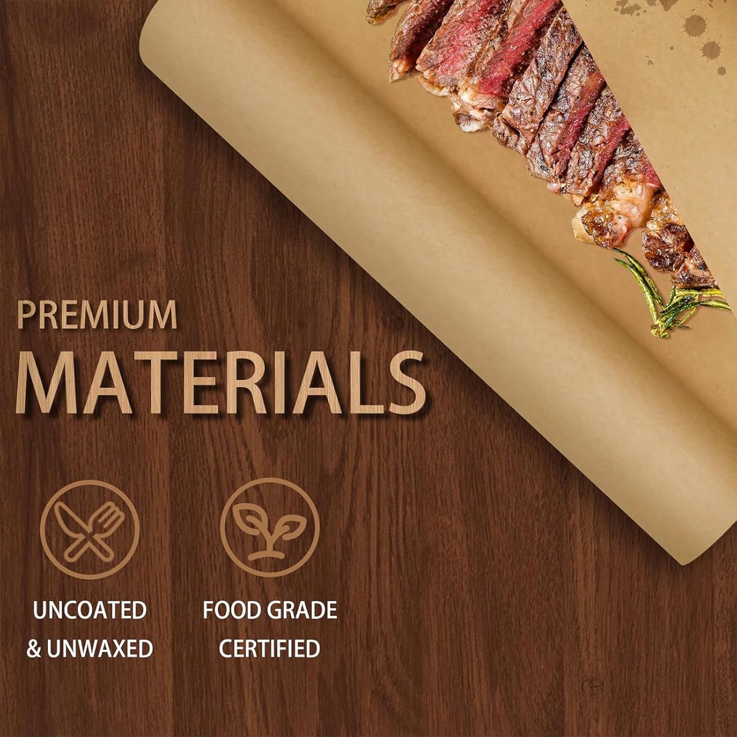 Brown Butcher Paper Roll - 24 Inch X 200 Feet For Cooking, Packing & Smoking