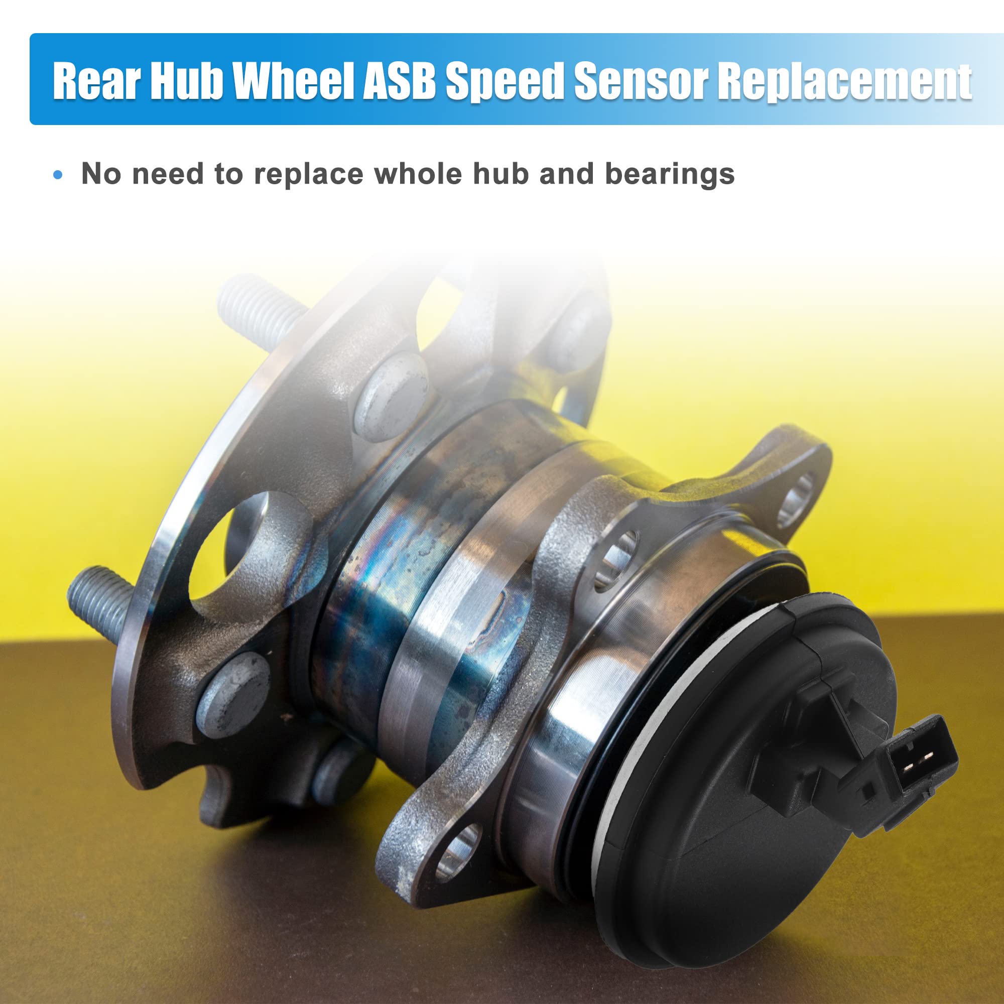 Rear ABS Wheel Speed Sensor For 2018-2022 Kia Forte (LH Or RH) - Part #58980-F0000