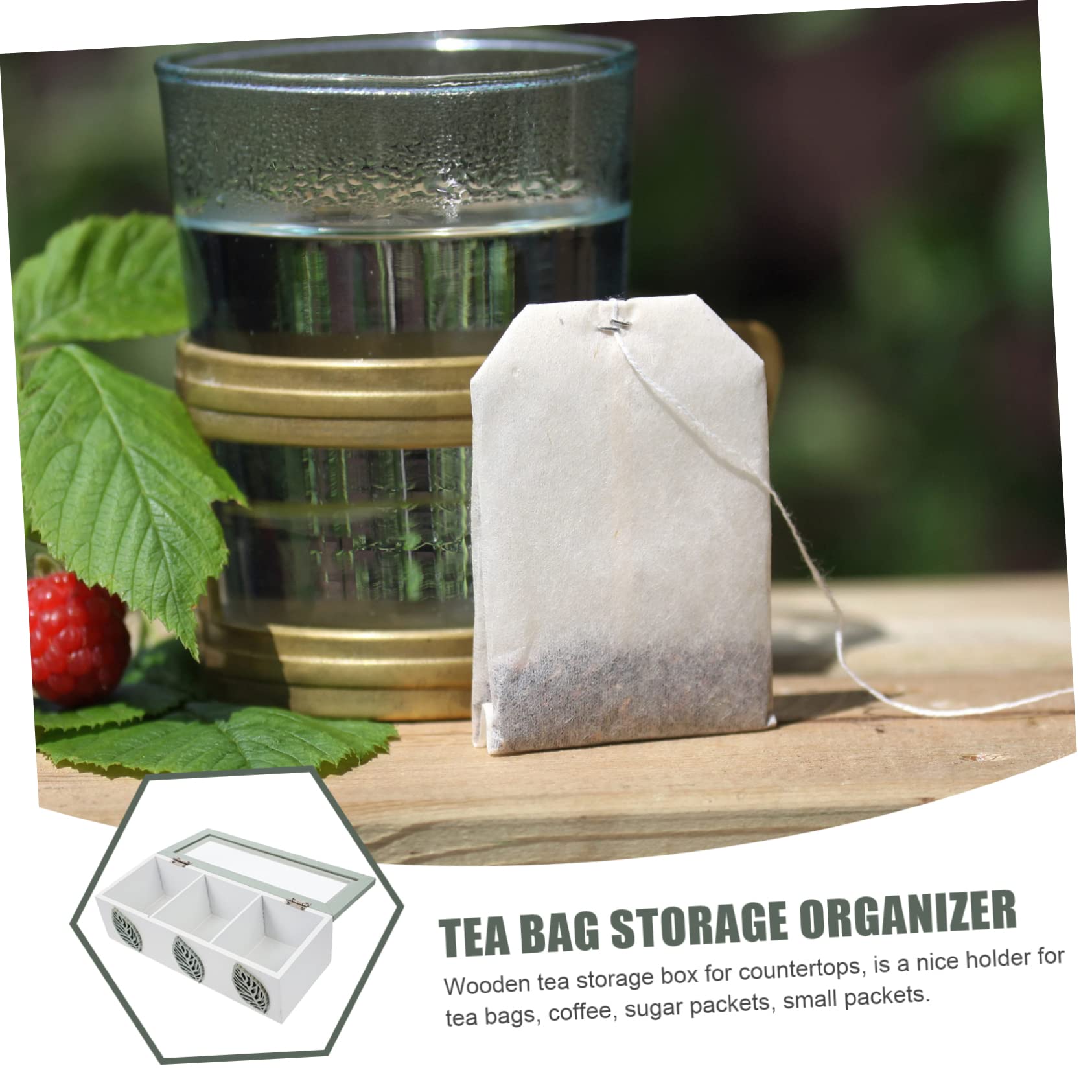 Support Pour Sachets De Thé - OMABETA - Boîte De Rangement Murale