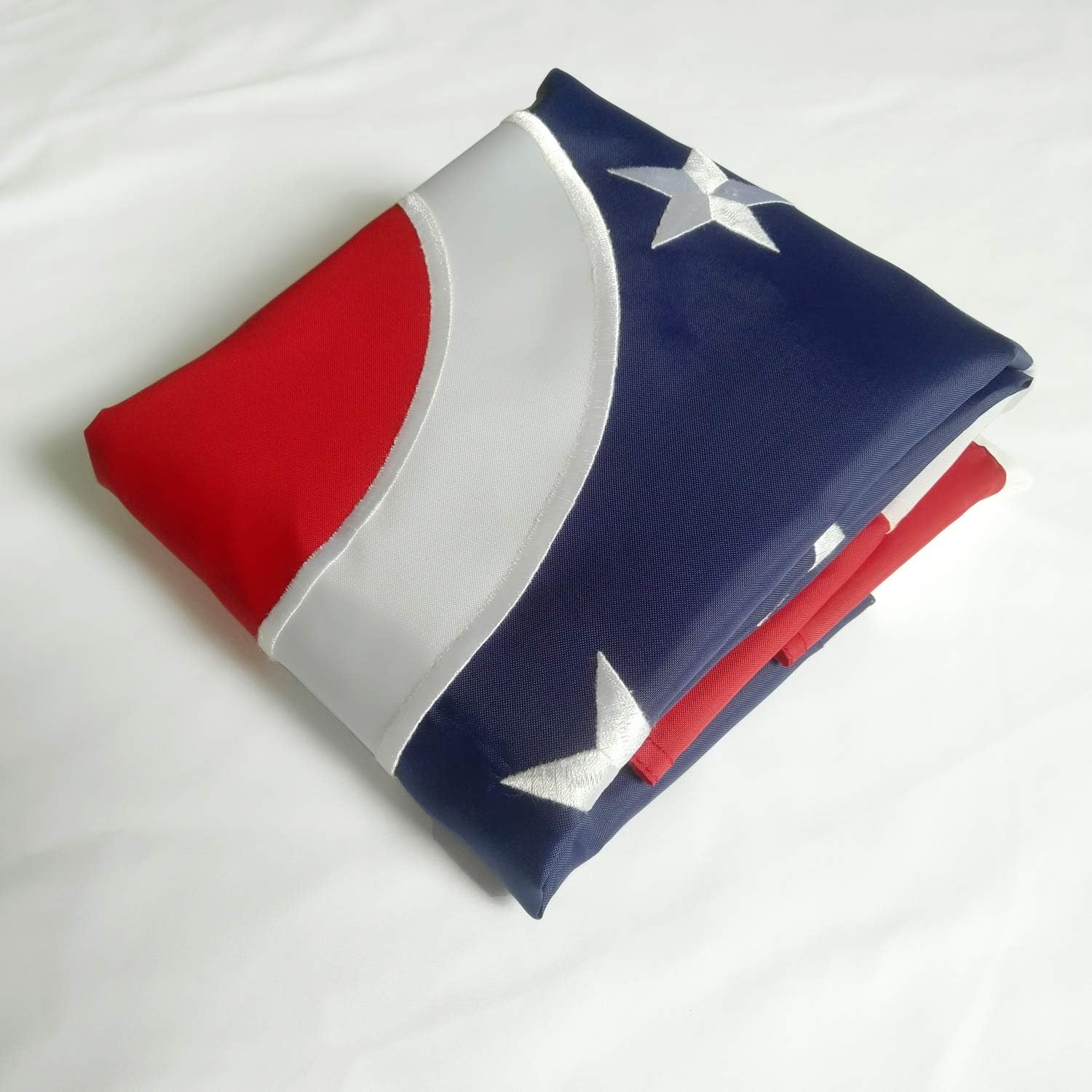 GORISE Ohio State Flag 3x5 ft 300D Nylon Premium Embroidered OH State Banner - Long Lasting Nylon, Sewn Stripes and Brass Grommets, UV Protected, 3 by 5 Outdoor Ohio Flag