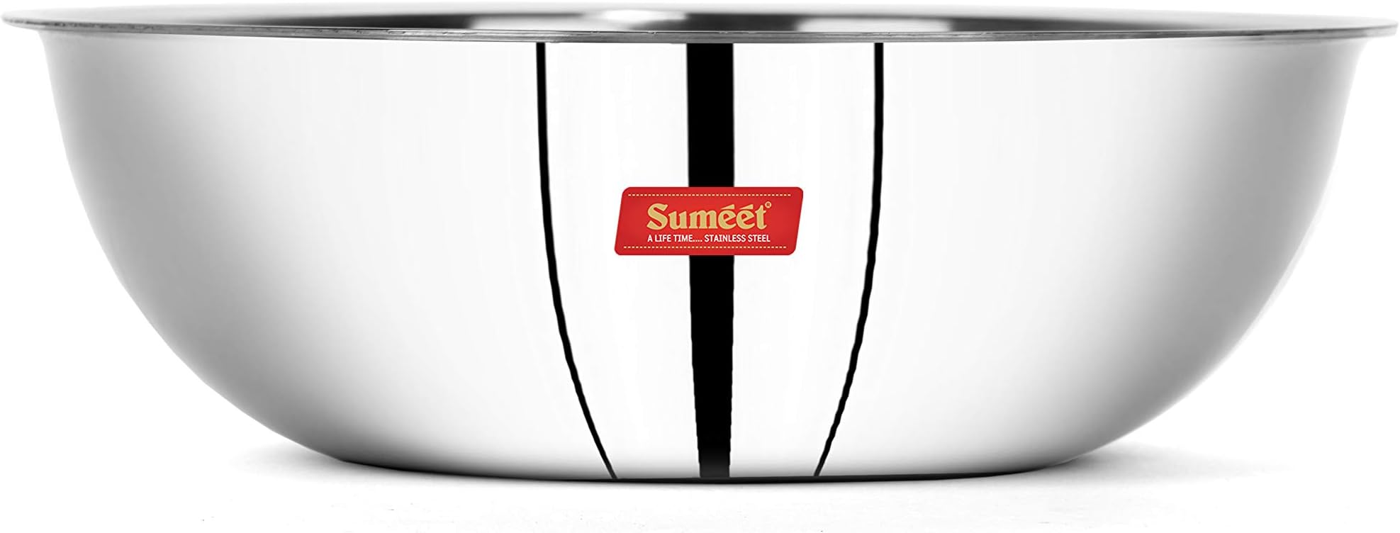 Sumeet Cook Smart TriPly Steel-Aluminium-Steel - 3 Layers Tasra - 2Ltr - 22Cm