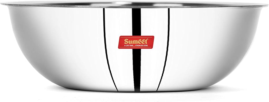 Sumeet Cook Smart TriPly SAS Steel-Aluminium-Steel - 3 Layers Tasra - 1.5Ltr - 20Cm