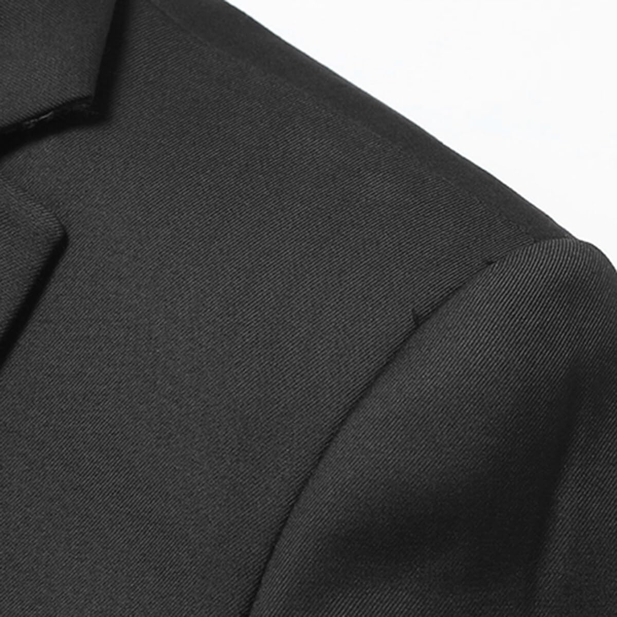 Allthemen Blazer da Uomo con Spacco Posteriore a Un Bottone Tinta Unita Jacket da Abito d'Affari Business