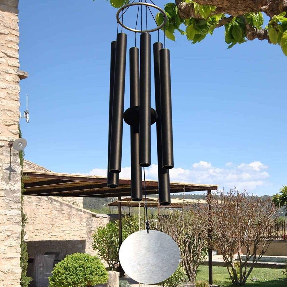 Large Wind Chimes for Outside Deep Tone, 42" Metal Wind Chimes with 6