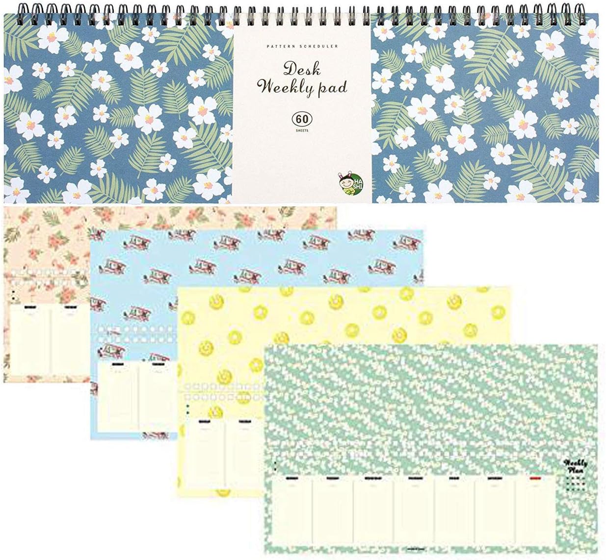 Weekly Planners Pad - Weekly and Daily Planning Keyboard Paper Pad 13inch to 4inch by Hashi