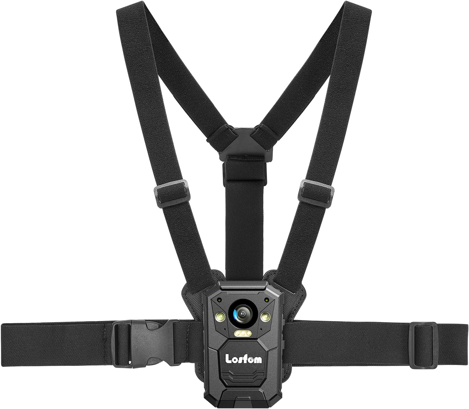 Body Camera Vest Mount,Adjustable Chest Strap Belt for All Brand Body Worn Camera,Dual Shoulder Body Cam Mount for Police,Sports,Hiking