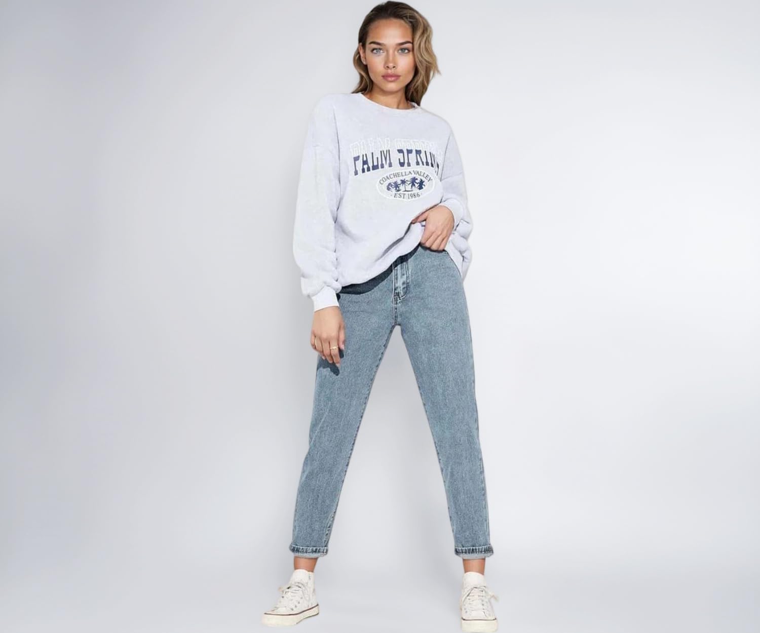 Womenโs High Waist Denim Jeans | Straight, Relaxed & Wide Leg Fit | Light Blue, Dark Blue & Black | Casual Regular Length Fashion Wear