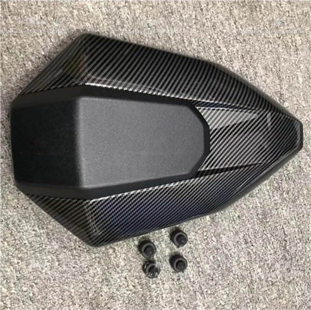Pillion Cowl Seat Back Cover Rear Seat Cover Cowl Fairing Fit For MT-07 MT07 2014-17 Carbon Fiber Paint