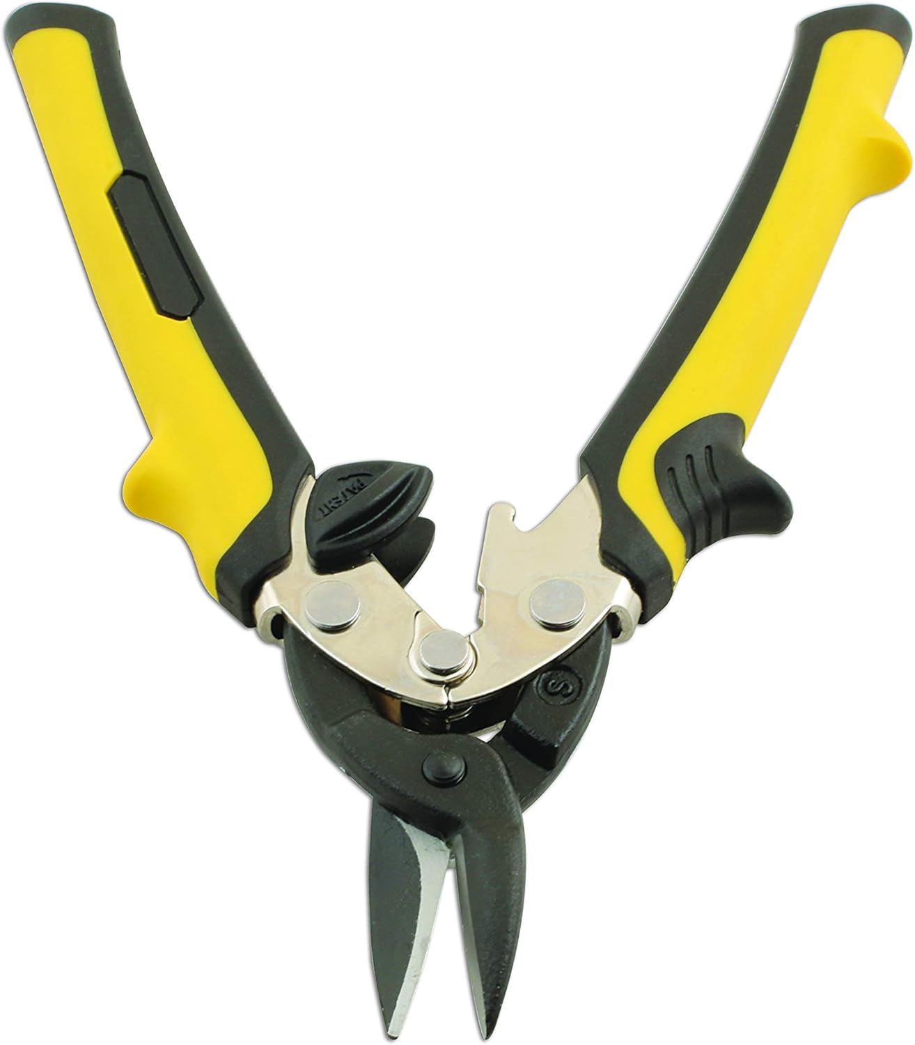 Laser 7062 Straight Cut Compact Aviation Snips, Multi-Colour