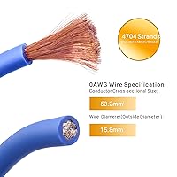 Vista 2 de Recoil RCK0D True 10 Gauge Car Audio Dual Amplificadores CCA cableado Kits de instalación con cable OFC RCA