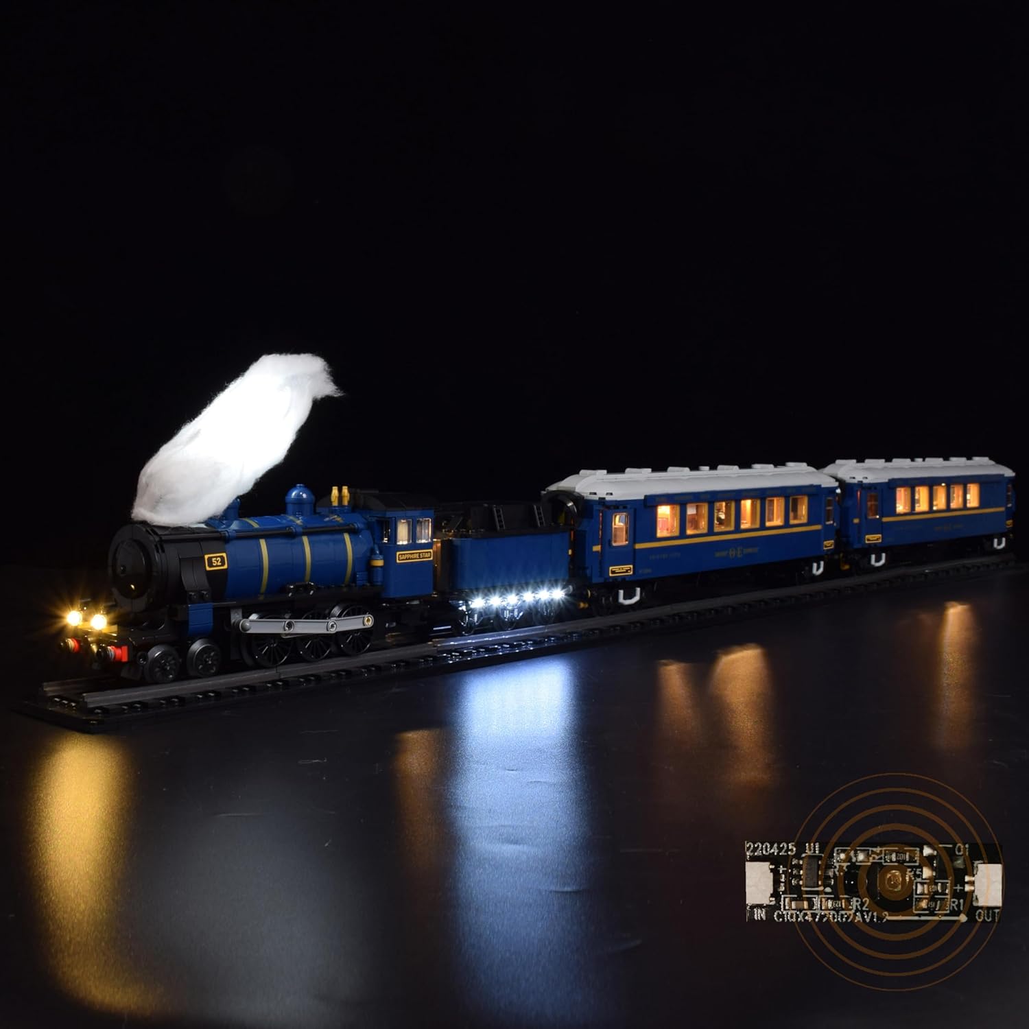 LightGo LED Lighting Kit Designed for Lego Ideas 21344 The Orient Express Train Building Set - Not Include Model (Remote Version)