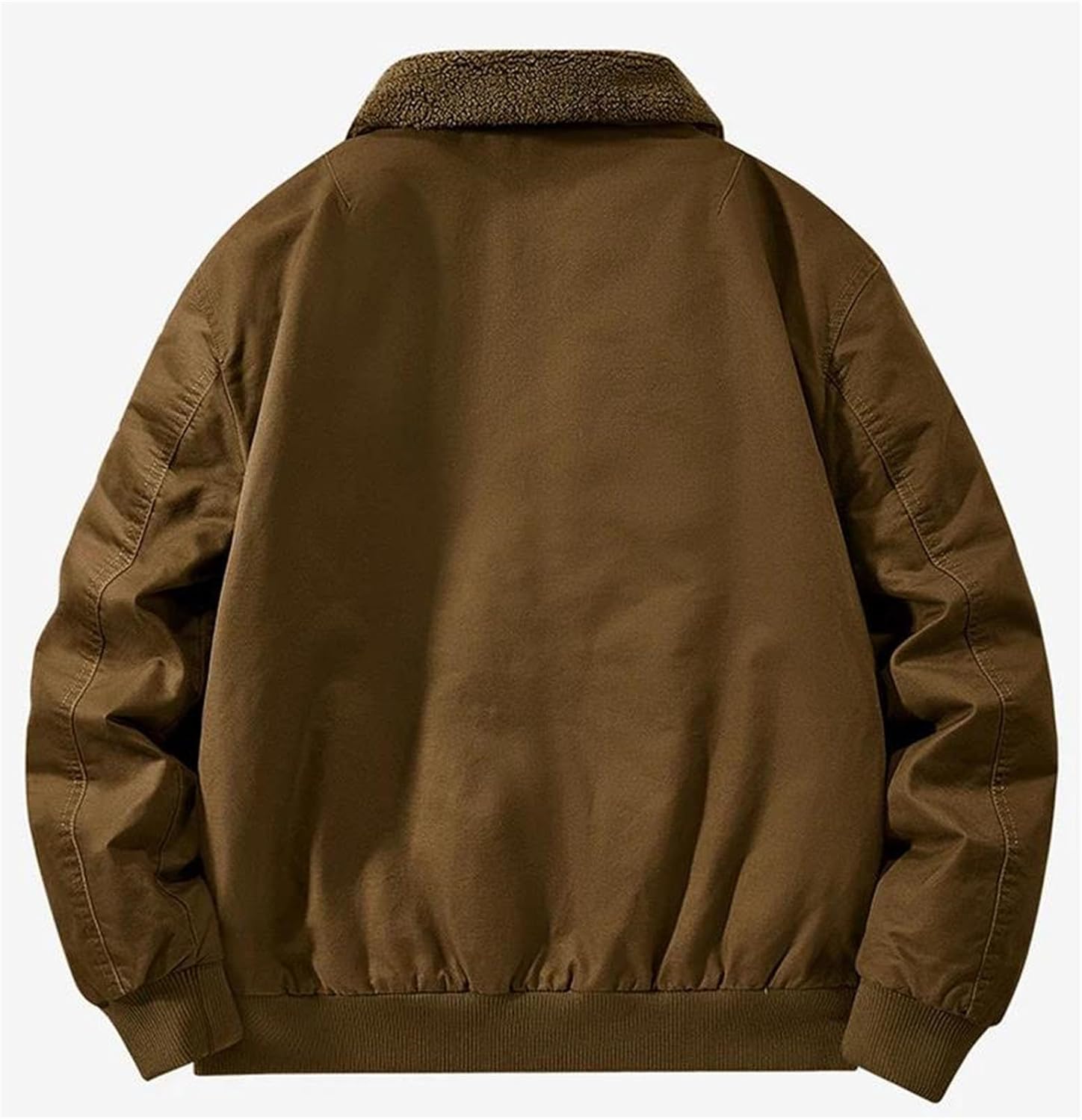 Men’S Winter Cotton Coat Fall Warm Jacket Parka Outdoor Casual Stand Collar Slim Fit Jacket