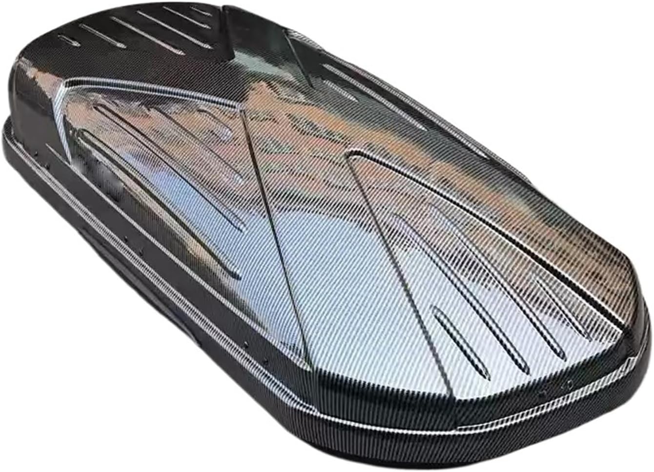 Quality Carbon Fiber Grain 600L 650L Car Roof Luggage Large Capacity Compatible with Sedan Pickup Off-Road Vehicles