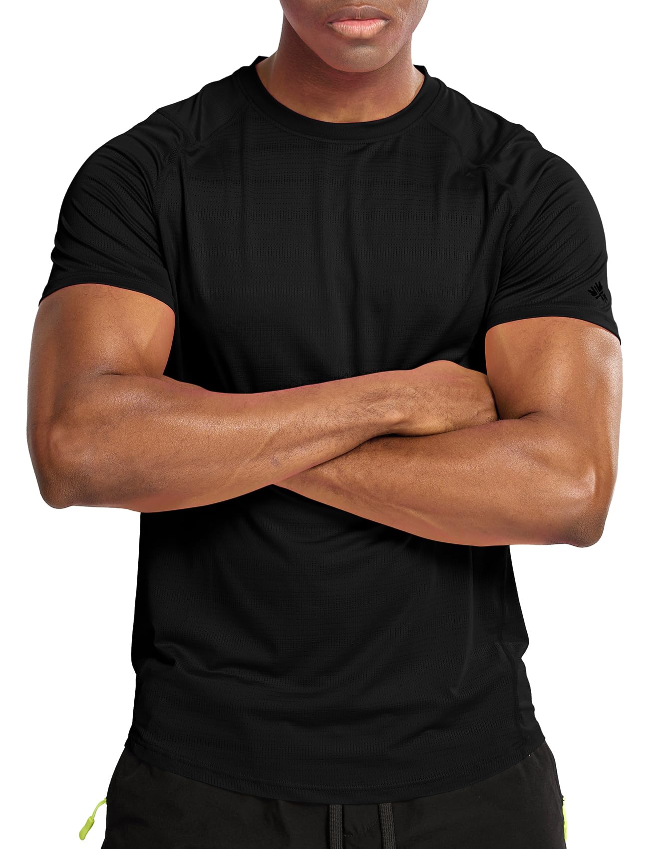 Mens Workout Shirts Quick Dry Short Sleeve Wicking Athletic T Shirt