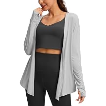 Womens UPF 50+ Sun Shirt Long Sleeve UV Sun Protection Shirts Lightweight Cardigan for Women with Pockets SPF Swim Cover Up