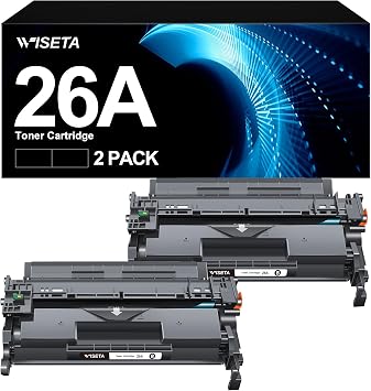CF226A 26A Toner Cartridge for HP Printer for HP 26A Black Toner CF226A 26X CF226X to Use with MFP M426fdw M402n M402dw M402dn M402dne 26A CF226A Black Toner Cartridge,2 Pack