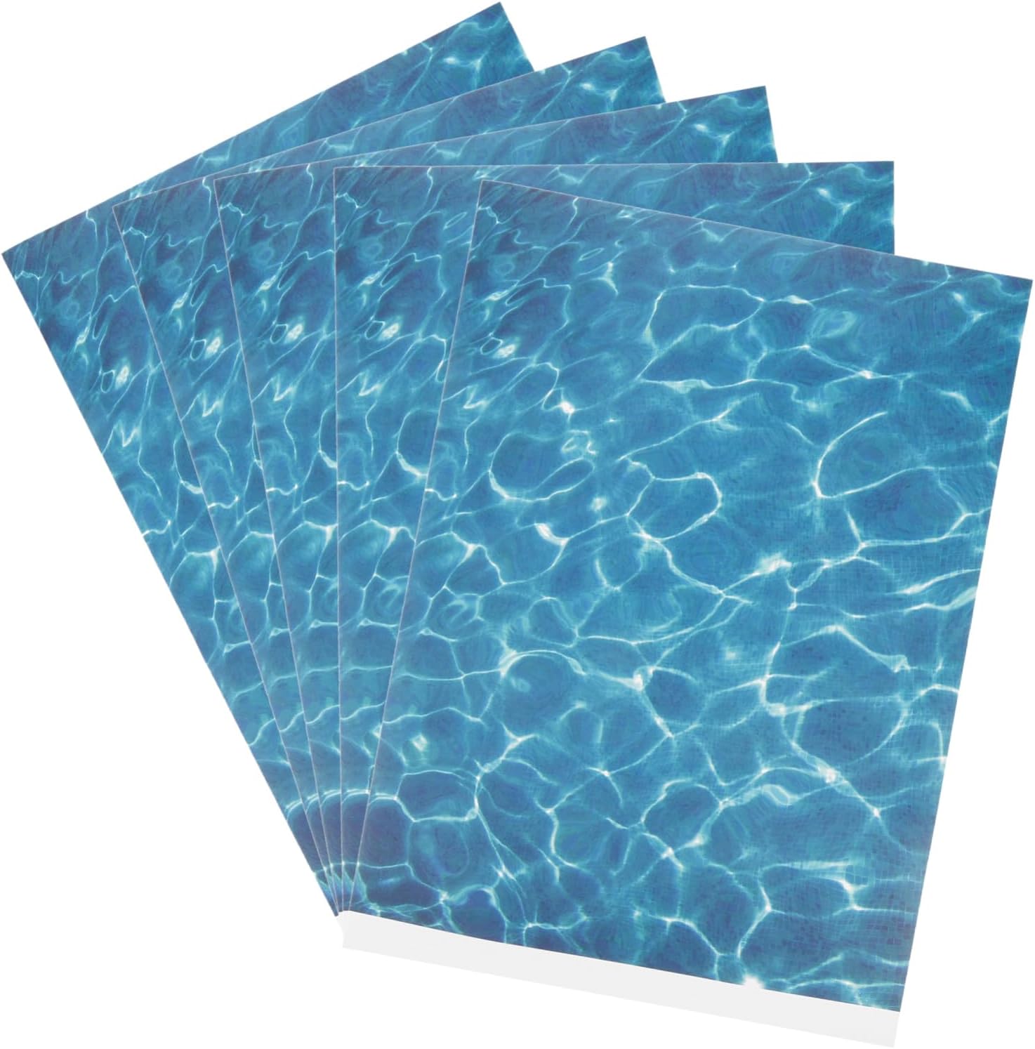VILLCASE 10sheets DIY Artificial River Water Texture Stickers for Micro Landscape Decoration for Sand Table Models and Garden Decor Easy to Use Material