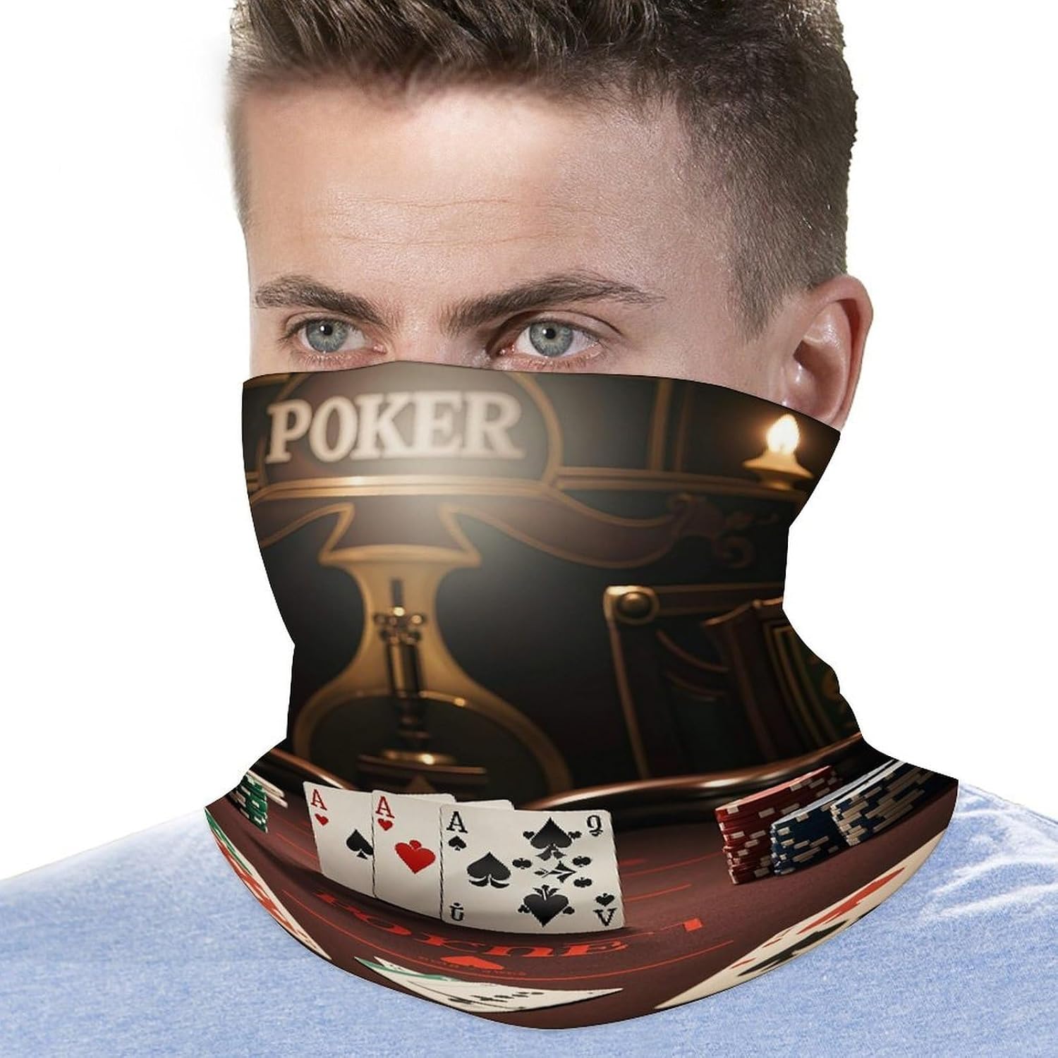 Sun Protection Neck Gaiter Poker Tournament Balaclava Fishing Mask Hiking Cycling Sports Scarf