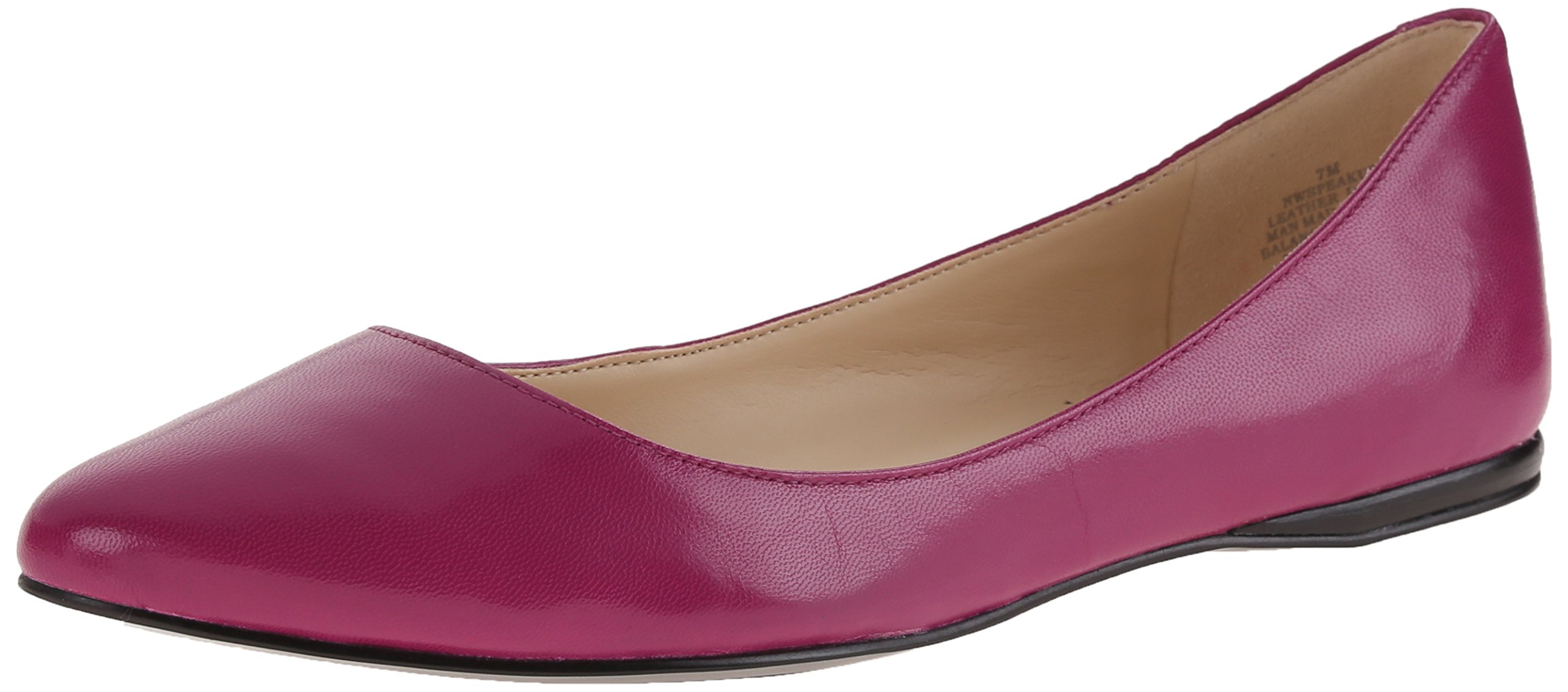 Nine West Women's Speakup Leather Ballet Flat