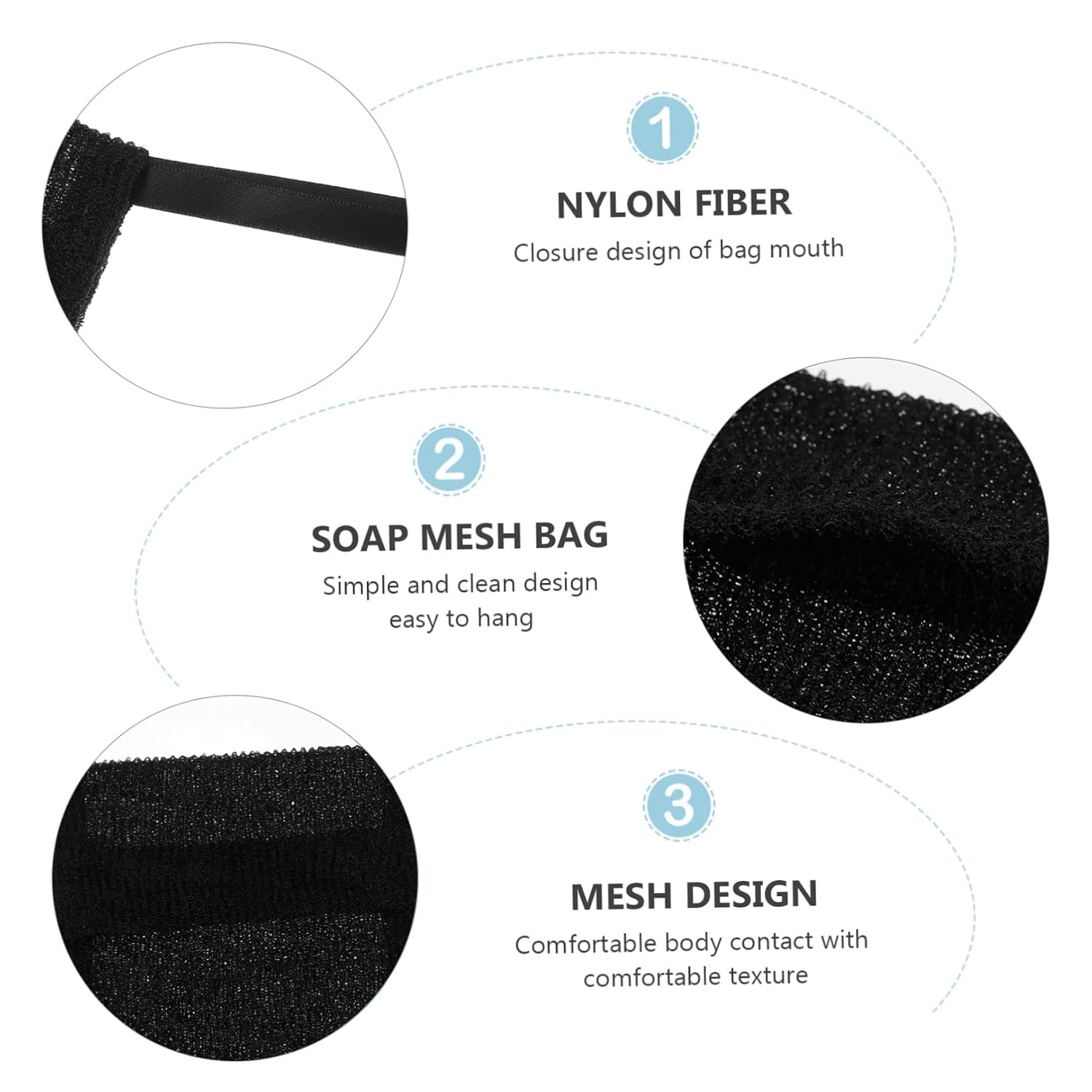 NOLITOY 10pcs Exfoliating Soap Foaming Net Pouches Mesh Shower Soap Saver for Gentle Scrubbing for Body Wash and Exfoliation Suitable for Daily Bath Use
