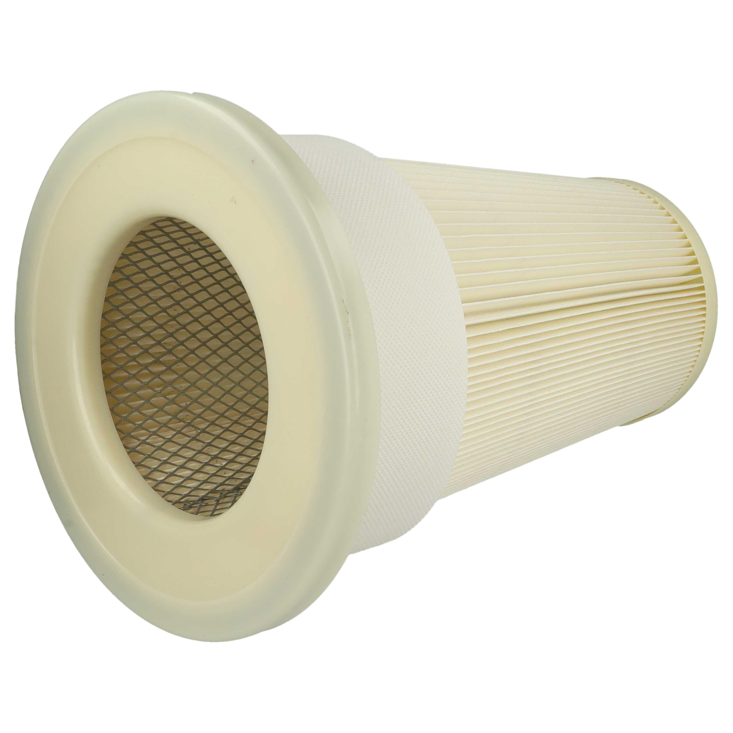 vhbw 2x Faltenfilter kompatibel mit Dustcontrol DC 2700c | 2700i, 2800, 1800, 2900 eco Staubsauger - Patronenfilter, Weiß - Ersatz für Dustcontrol 42029