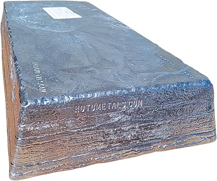 RotoMetals 45 LB Lead Ballast Counterweight Made in USA - 12" Long, 6" Wide, 2" Thick for Varied Placement, Ideal for 305 Sprints, Modifieds, Late Models, and Street Stocks