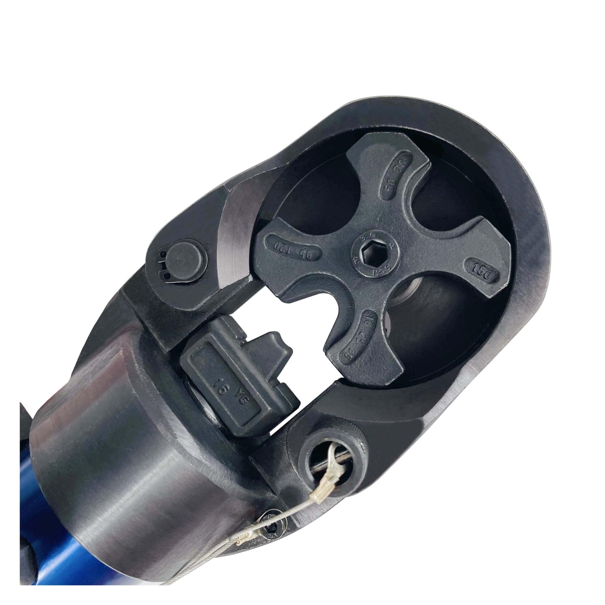 Wcięcie hydrauliczne narzędzia do zaciskania szczypce do zaciskania, 16-150mm2 KDG-150A fajka wodna aluminiowo-plastikowe szczypce zaciskowe do rur Naciśnij narzędzie Dopasuj