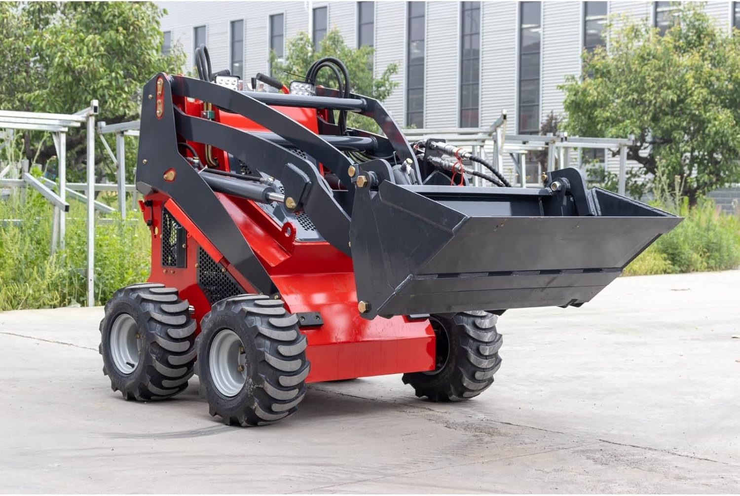 Mini Skid Steer Compact Track Loader Multipurpose Construction Machinery Perfect for Landscaping Projects Material Handling and Various Job Site Applications with Stable