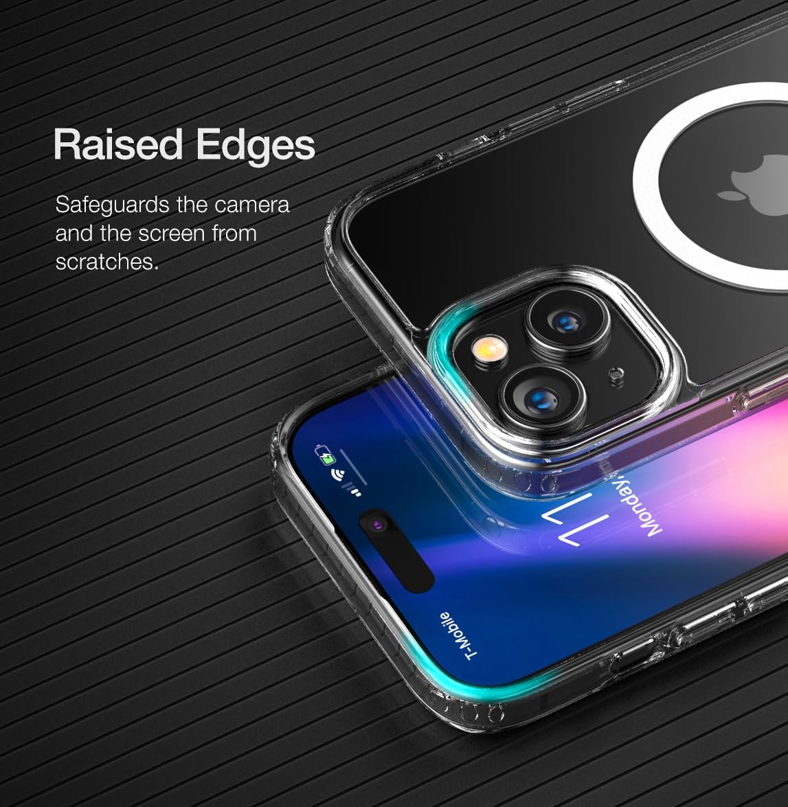 Encased Magnetic Case Compatible with iPhone 16 with Belt Clip Phone Holster (iPhone 15) - Image 6