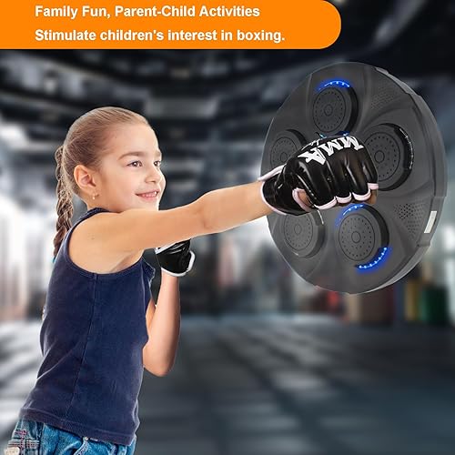 Miniatura 6 de Guantes de máquina de boxeo musical para niños entusiastas del boxeo (4-12 años) - Guantes de equipo de boxeo