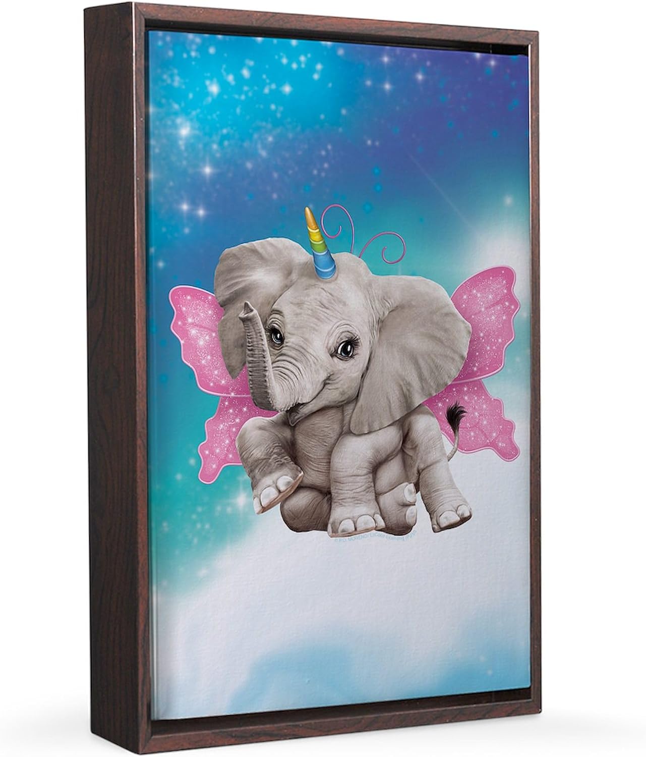 CafePress PD Moreno's Elephant Unicorn 20x30 Canvas Print
