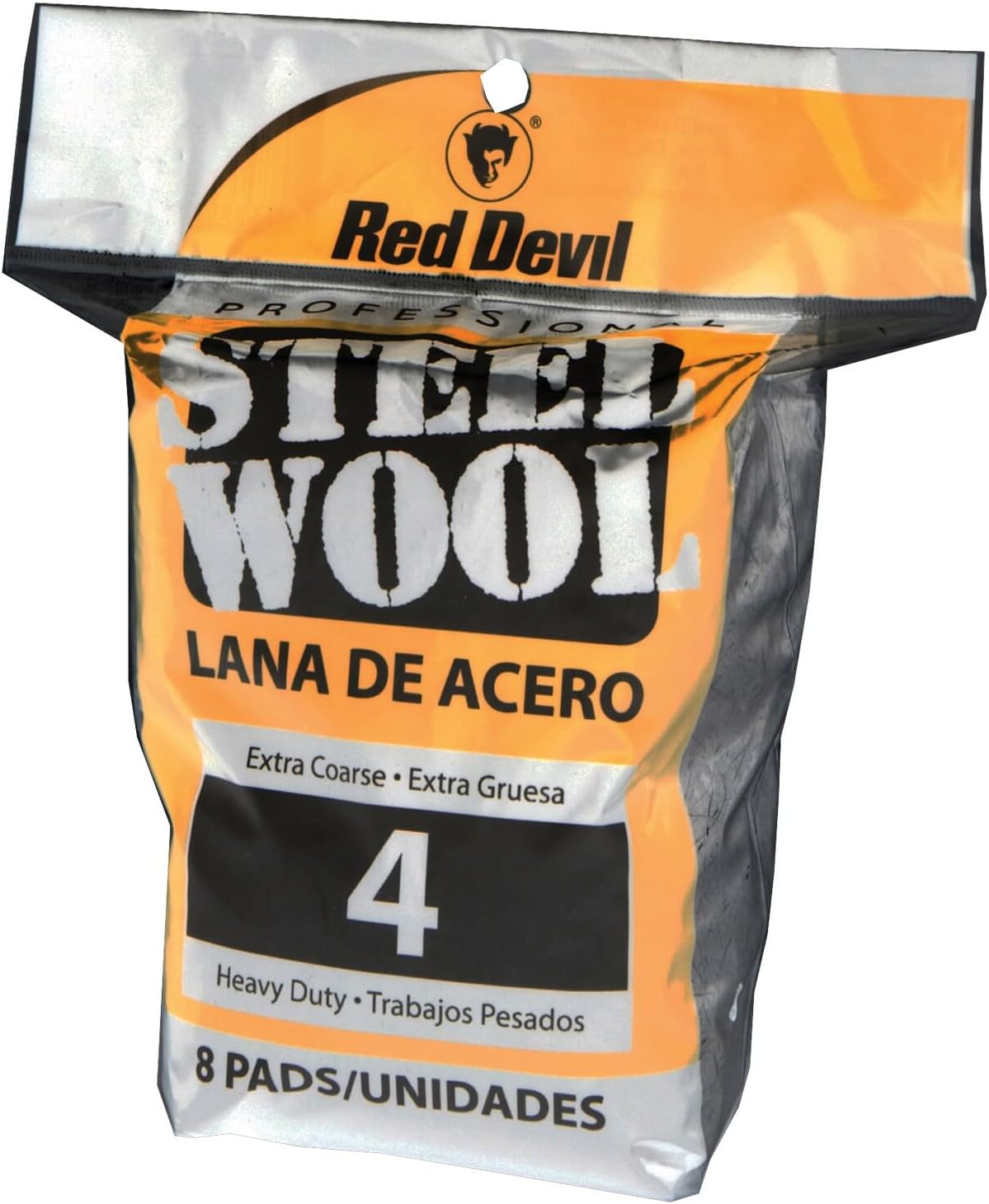 Red Devil 0327 Steel Wool, 4 Extra Coarse, 8 Pads by Red Devil
