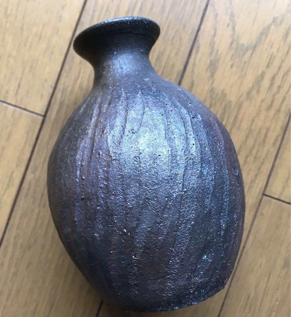 備前焼　徳利ぐい呑みセット 備前焼 酒器セット・徳利とぐい呑み2個(一点もの) | 愛媛県上