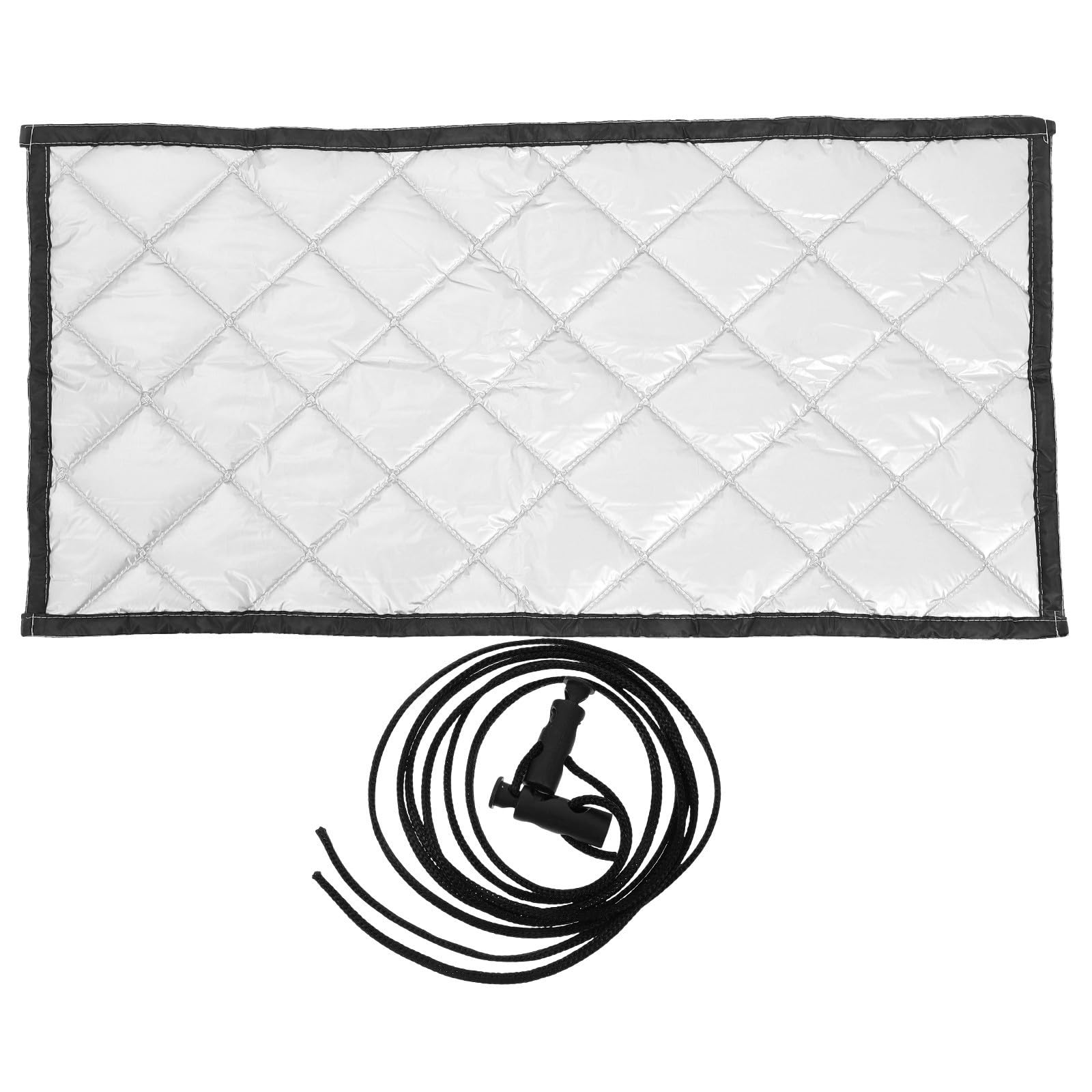 Cortinas protección contra frío y ruido de algodón Oxford grueso para ventanas