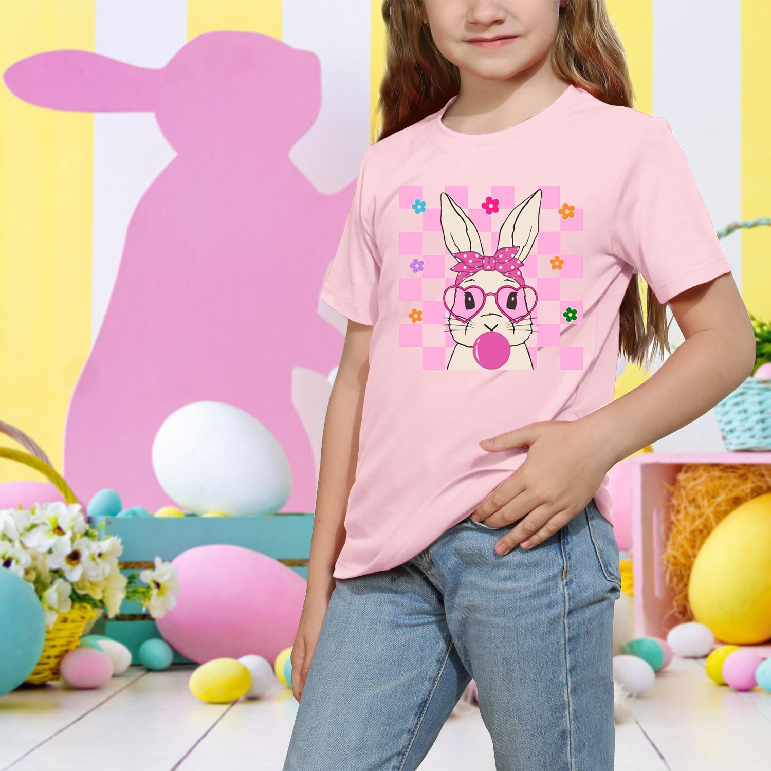 MAIHUN Easter Shirt for Toddler Boys Girls Baby Bunny T-Shirt Kids Happy Easter Rabbit Tee Tops - Image 4