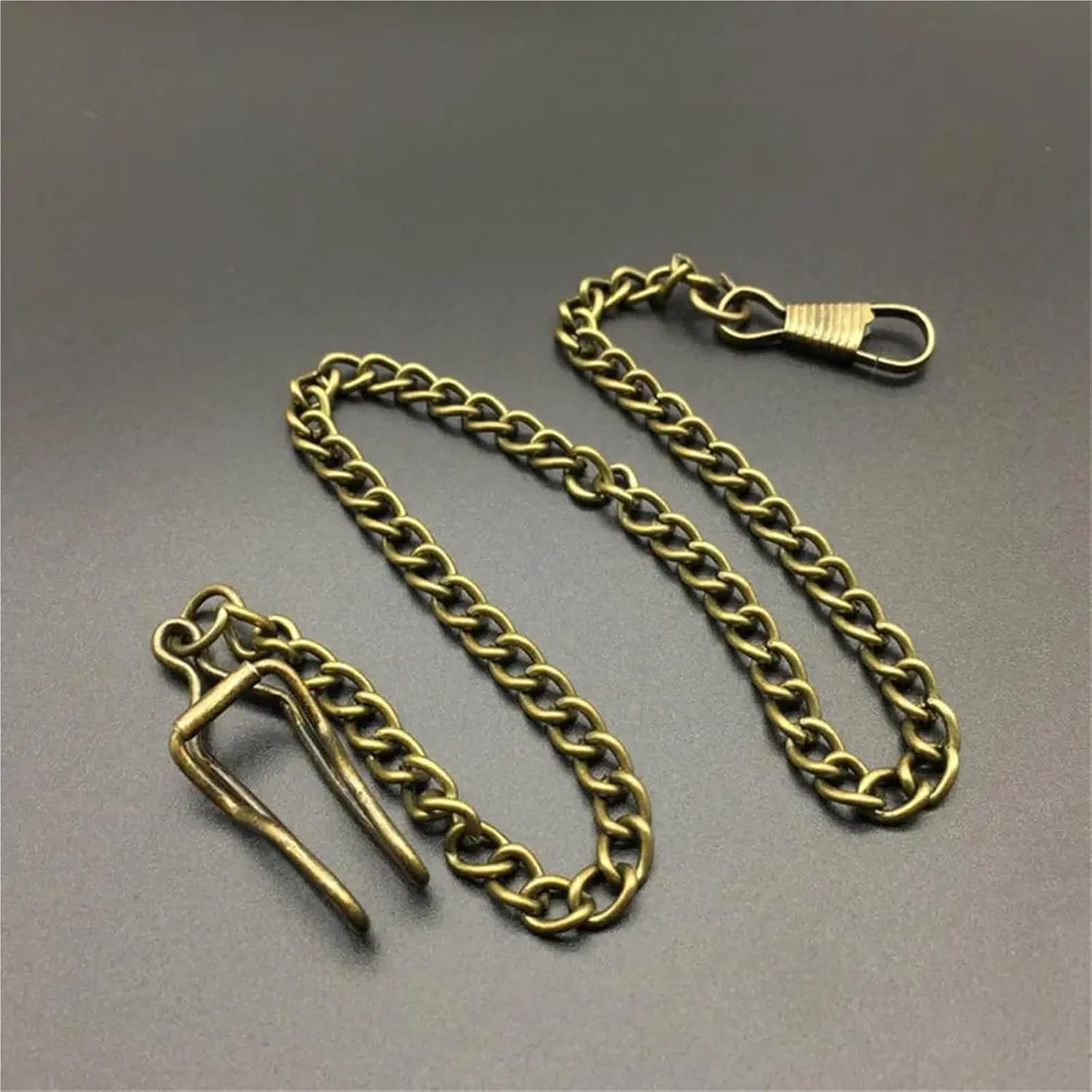 Pocket Watch Chain 6-Pack Loop Pocket Watch Chains, Durable Unisex Twisted Chain for Banquet & Fashion(Black)