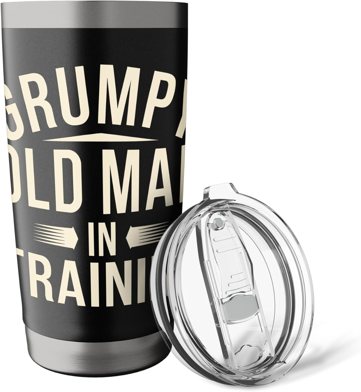 Grumpy Old Man Stainless Steel Insulated Tumbler - Image 5