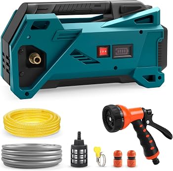 Amazon | bumxca 自吸式ウォーターポンプ 【マキタ 互換品】 充電式