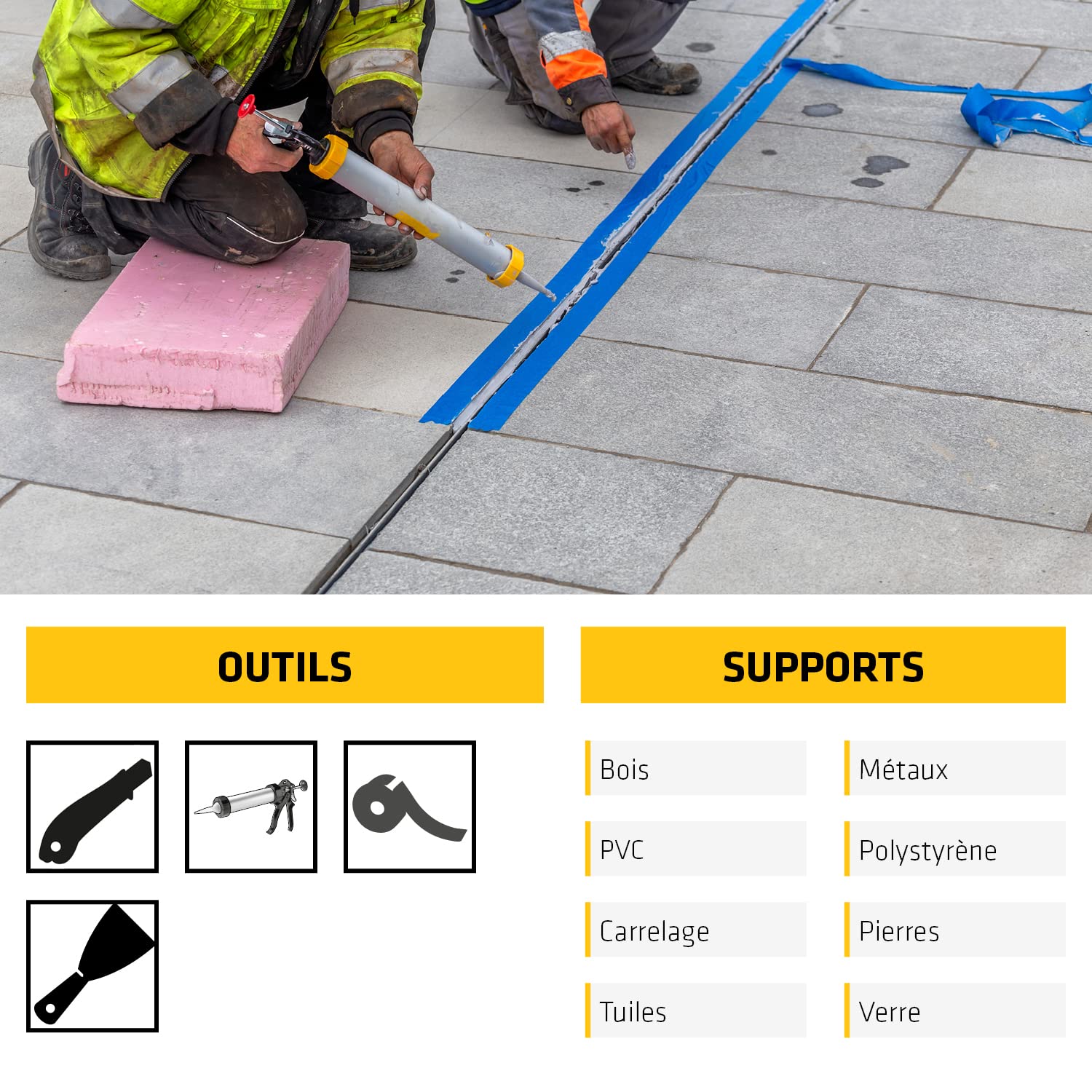 SIKA - Mastic-colle multi-usages - Sikaflex PRO 11 FC Purform, Gris - Mastic polyuréthane PU tout en 1 - Mastic multi-matériaux - Mastic étanche intérieur et extérieur - Carton de 12 cartouches 300 ml