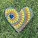 MindWare 13818688 Paint Your Own Stepping Stone Heart, Multicolour