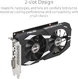 ASUS GeForce RTX 3050 LP BRK OC Edition 6 Go GDDR6 (IP5X résistance à la poussière, double roulement à billes, support en acier inoxydable, PCIe 4.0, DLSS 3, HDMI 2.1, DisplayPort 1.4a, DVI-D et plus) - 3