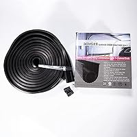 Vista 7 de BOWSEN - Sellos inferiores para puerta de garaje, resistentes a la intemperie, sellado de umbral de alto rendimiento, junta de goma EPDM